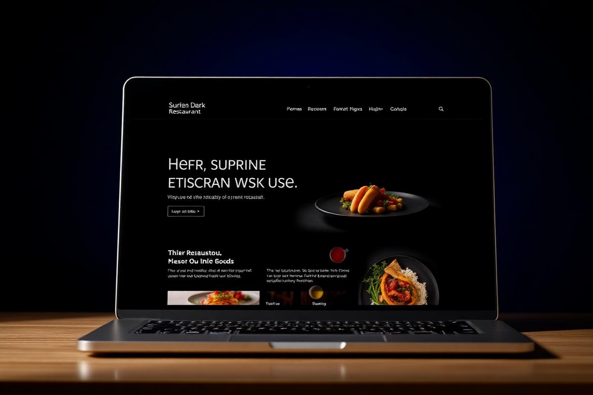 Velixo Restaurant — podgląd strony